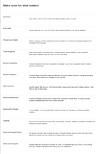 A digital document outlining a productivity template titled 'Make room for what matters' with a clean, minimalist layout on a white background.